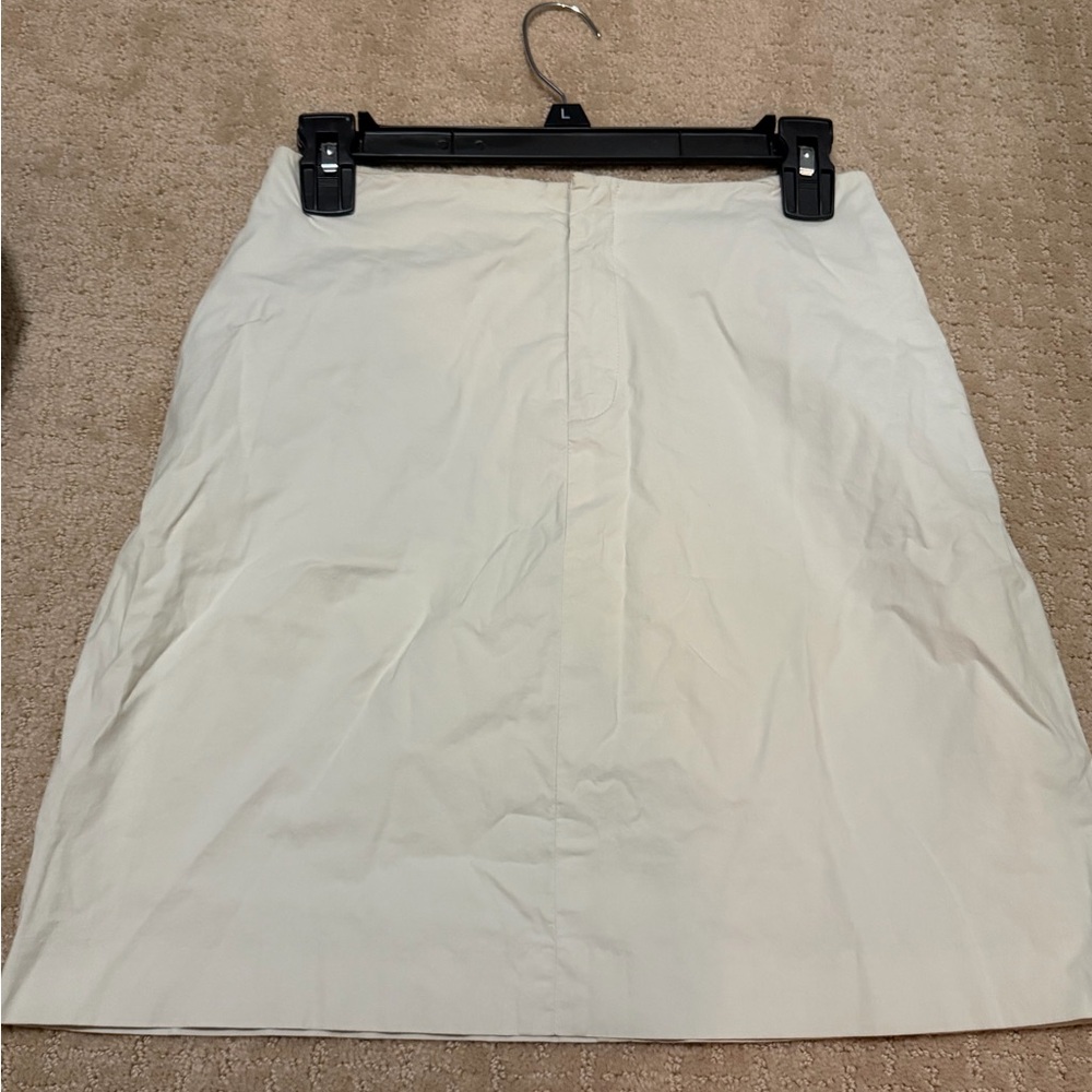 Banana Republic Cream A-Line Skirt